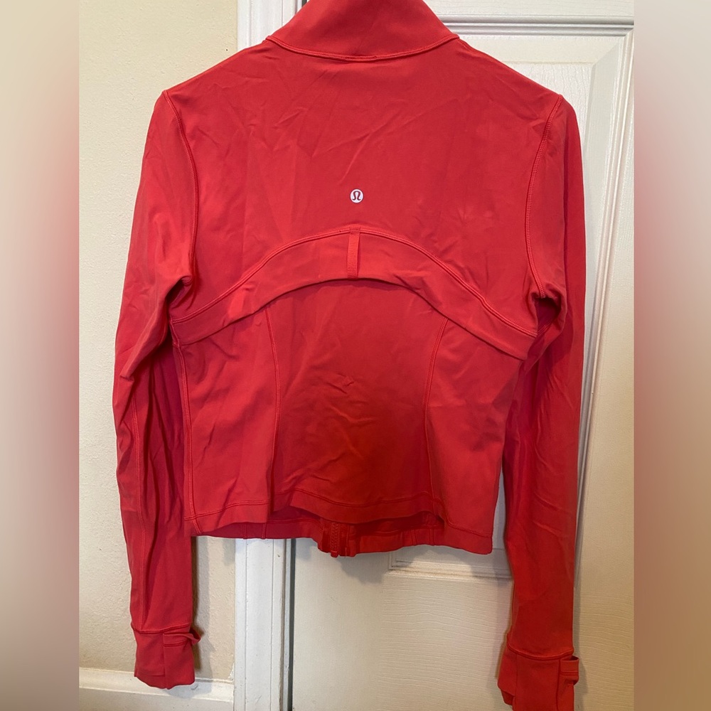 lululemon Hot Pink Nulu Define Cropped Jacket